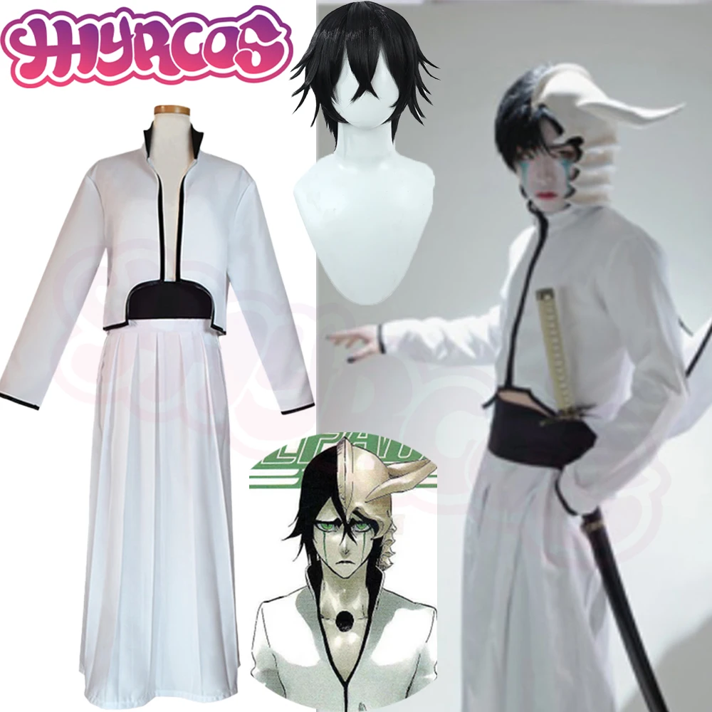 Cosplay Anime White Hair - CosplayAnime Bleach Costume cosplay di Ulquiorra