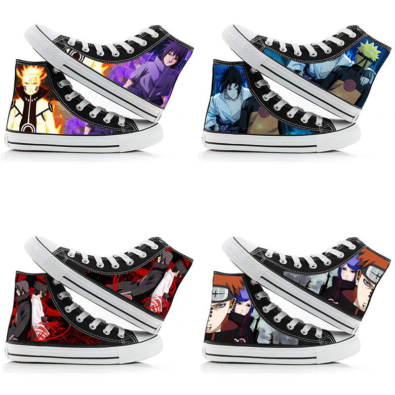 Anime Cosplay Ideas For Couples - Scarpe di tela alte Naruto Uzumaki