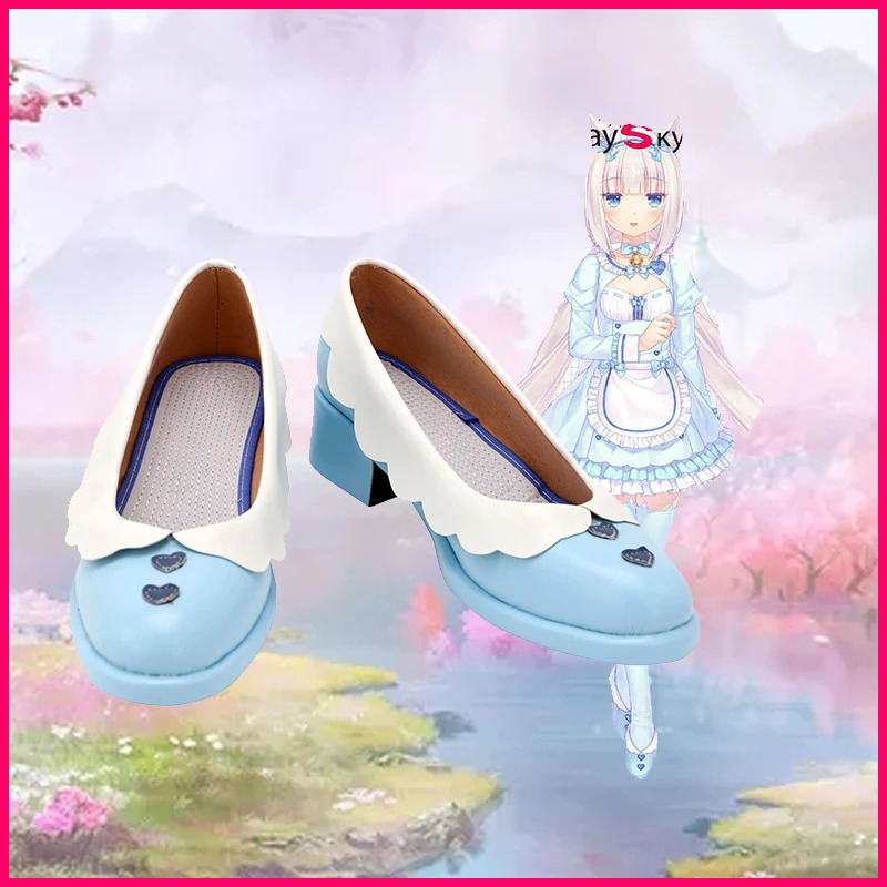Anime Cosplay Youtube Shorts - NEKOPARA Cioccolatini Vaniglia Cameriera Scarpe Cosplay