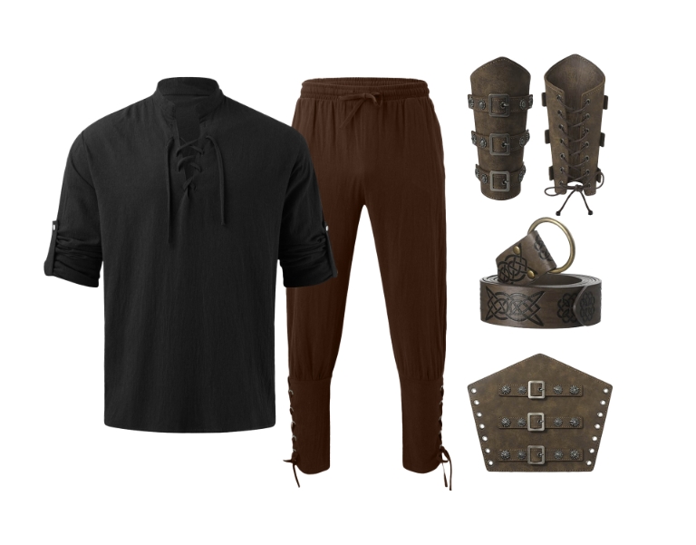 Anime Cosplay Anime - Set di 4 costumi da uomo