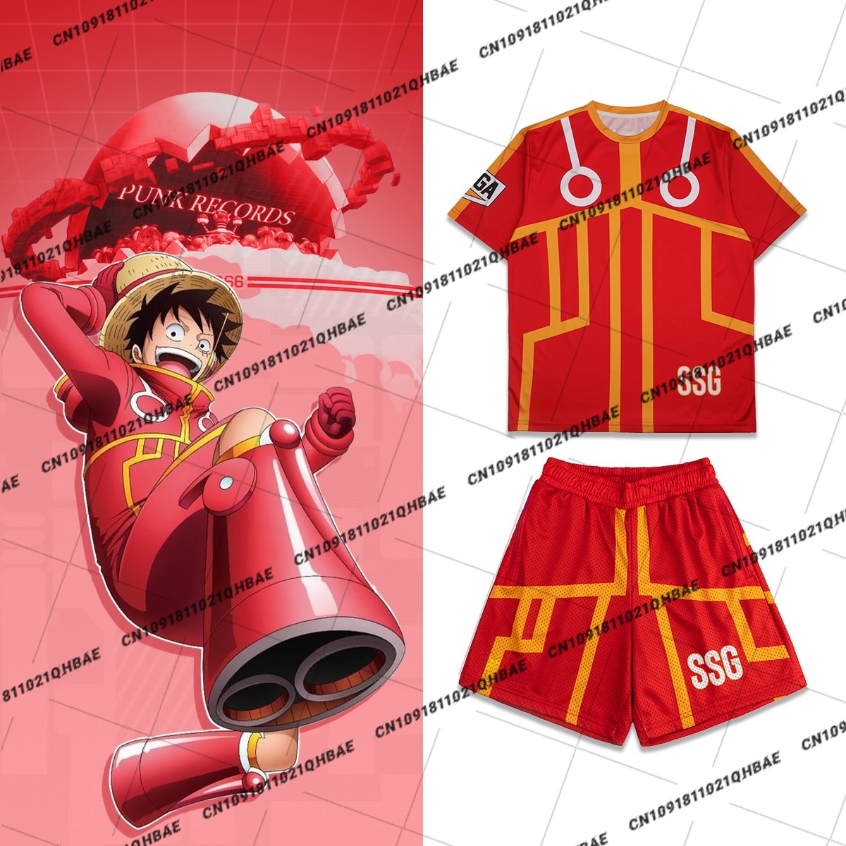 Anime Cosplay Anime - Nuovo Costume Cosplay di Monkey D.