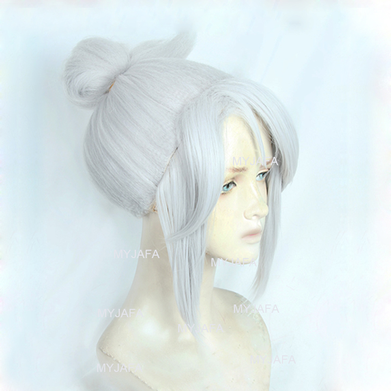 Cosplay Anime White Hair - Parrucca cosplay Jett di alta qualità