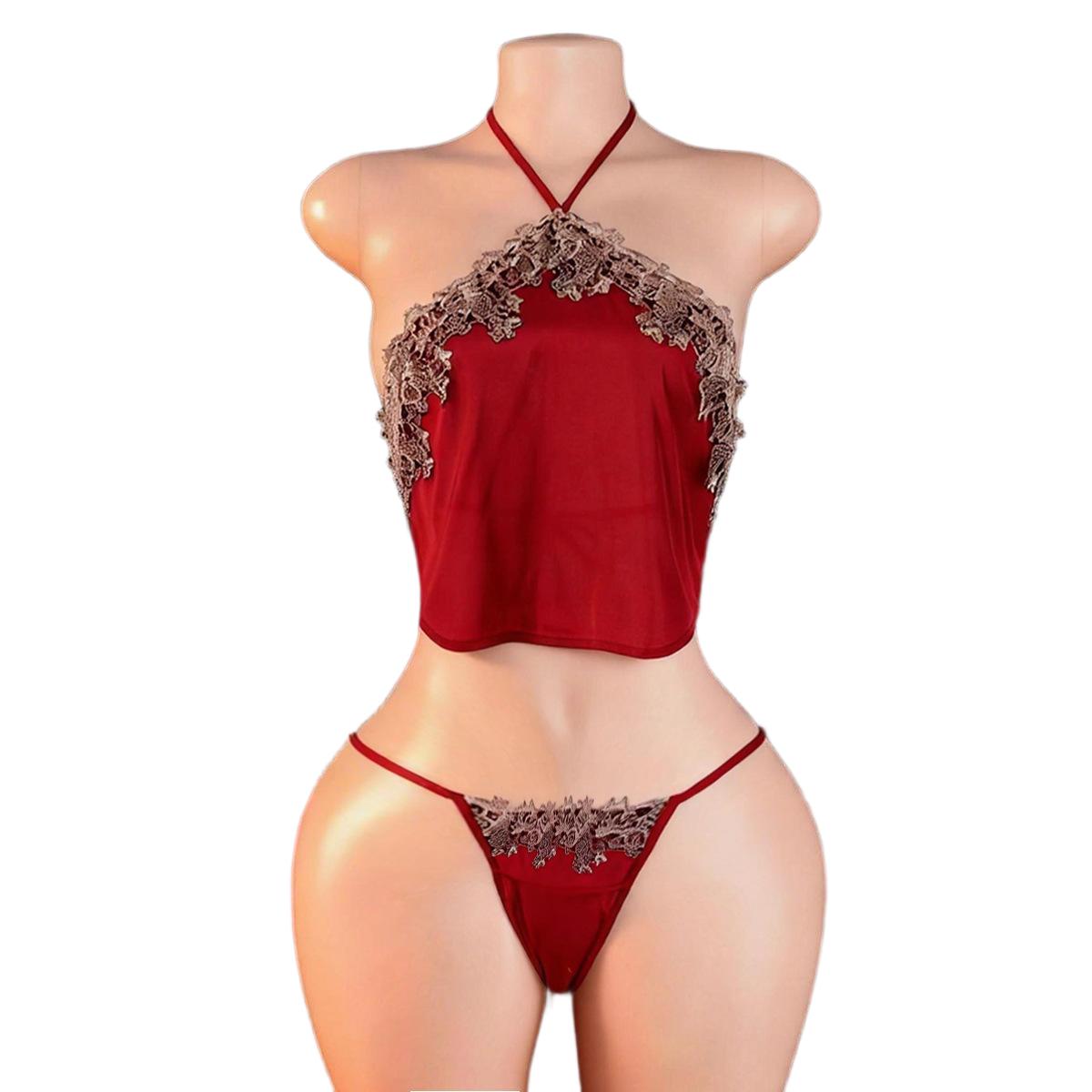 Anime Cosplay Anime - Completo intimo sexy rosso con fascia