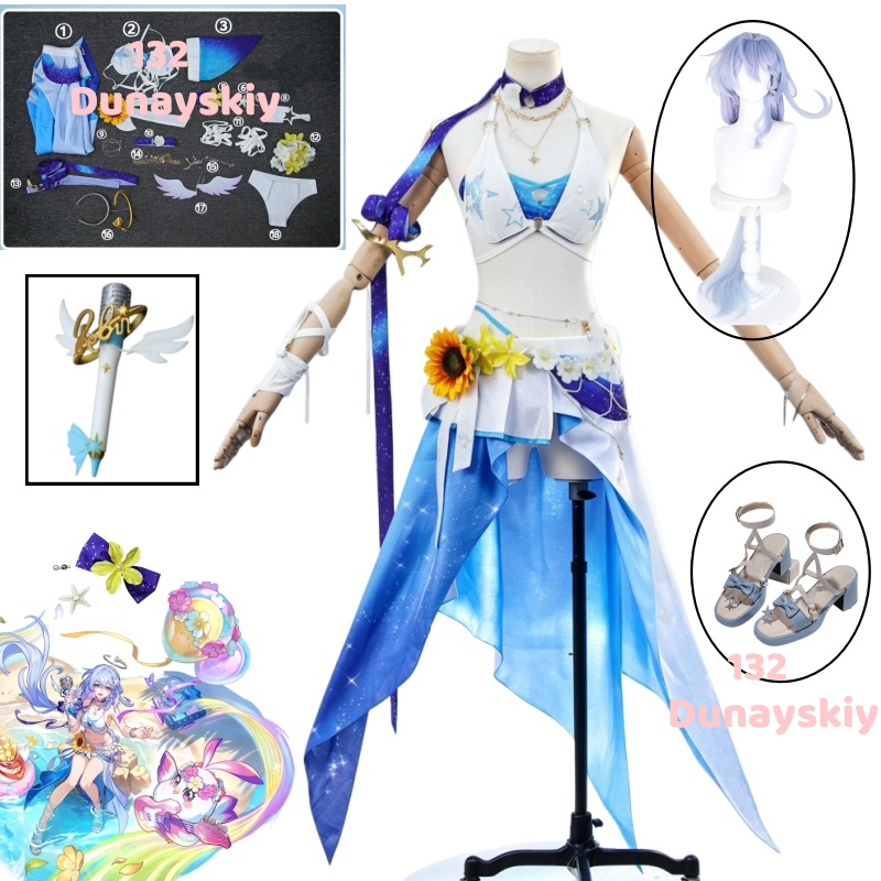 Anime Cosplay Robin - Costume Cosplay Robin del Gioco Honkai