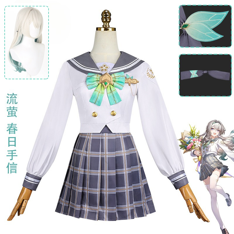 Anime Cosplay Name - Disponibile Firefly Costume Cosplay Parrucca Honkai