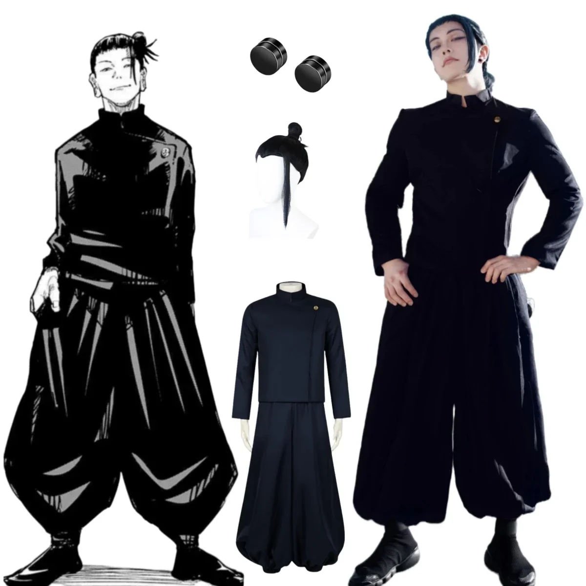 Costume Cosplay di Geto Suguru - Jujutsu Kaisen Uniform recensione e prezzo