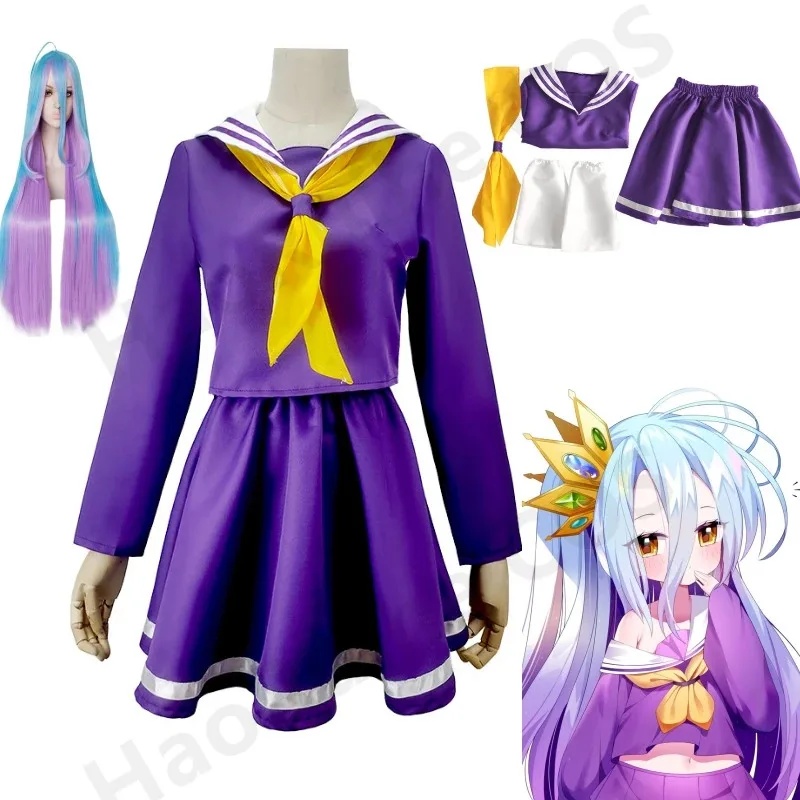 Costume cosplay di Shiro da No - Anime Cosplay Youtube Shorts recensione e prezzo
