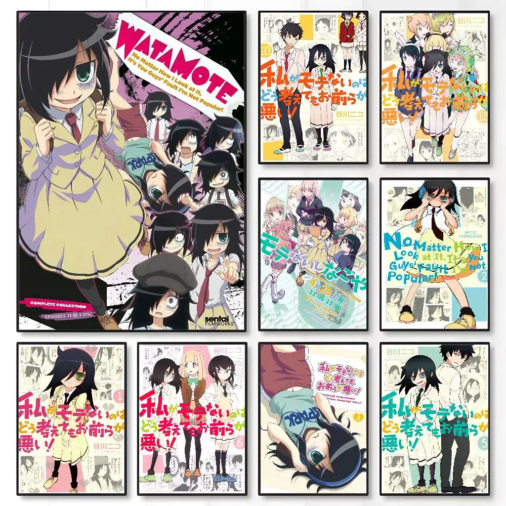 Anime W-Watamote Kuroki Tomoko - Anime Cosplay Wallpaper recensione e prezzo