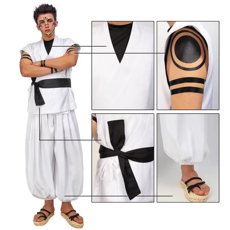Costume Cosplay Ryomen Sukuna, - Jujutsu Kaisen Uniform recensione e prezzo