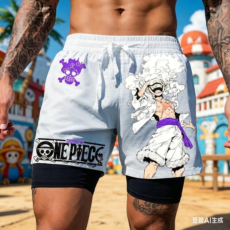 Pantaloncini da corsa a doppio - One Piece Straw Hat recensione e prezzo