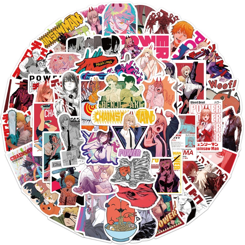 50 Adesivi Anime Chainsaw Man  - Chainsaw Man Cosplay recensione e prezzo