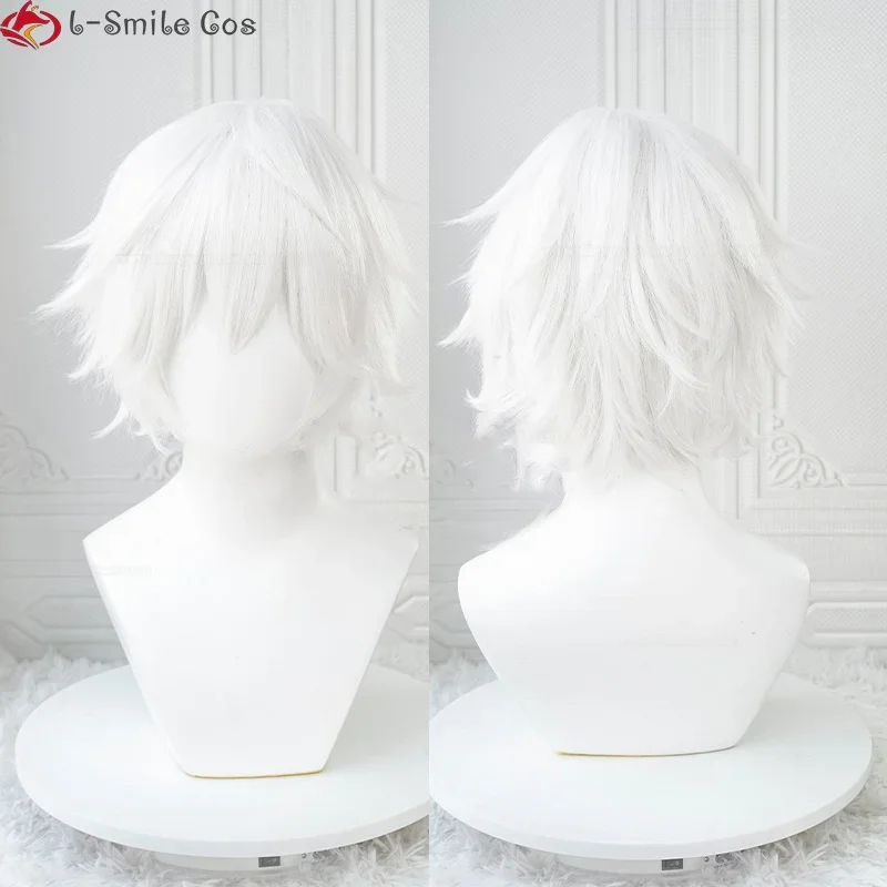 Parrucca Bianca Corta da Uomo  - Cosplay Anime White Hair recensione e prezzo